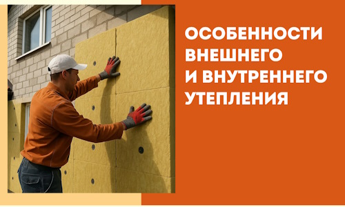 Какие особенности внешнего и внутреннего утепления в Михайловке