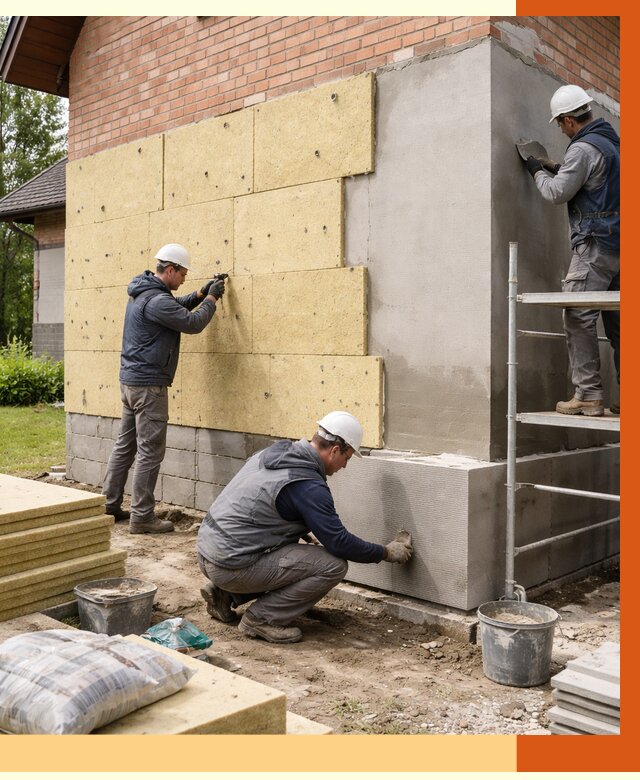 Утепление частного дома в Михайловке под ключ от 7625 руб/м2 — недорого | ТепломастерМхл