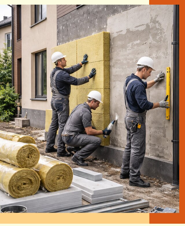 Утепление таунхауса в Михайловке от 7320 руб/м2 — комплекс под ключ | ТепломастерМхл