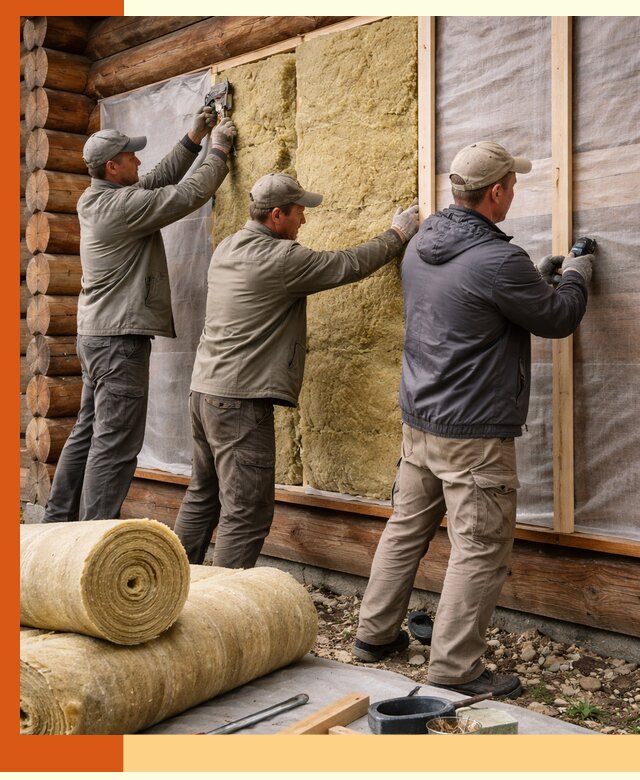 Утепление деревянного дома в Михайловке эффективными технологиями