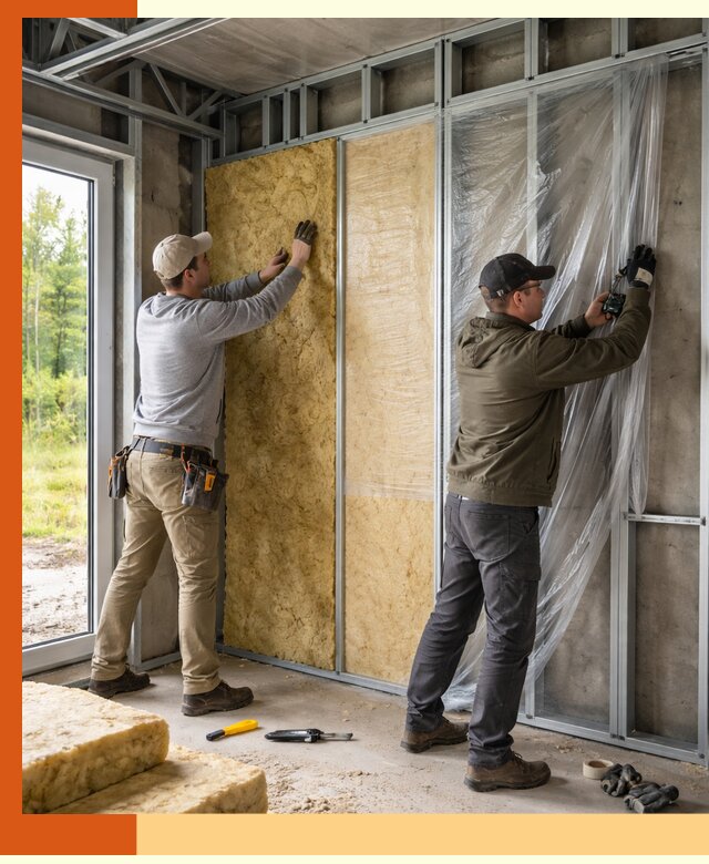 Утепление дома из ЛСТК в Михайловке с гарантией качества и эффективности