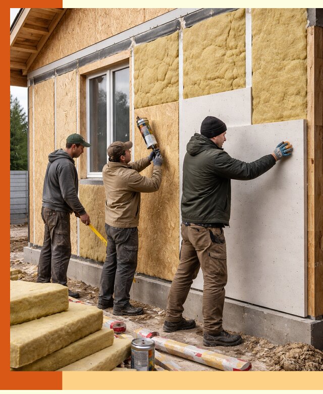Профессиональное утепление дома из SIP-панелей в Михайловке