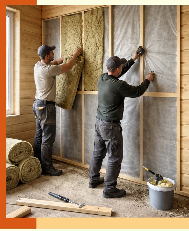 Утепление дома из минибруса в Михайловке: комплексные теплоизоляционные работы