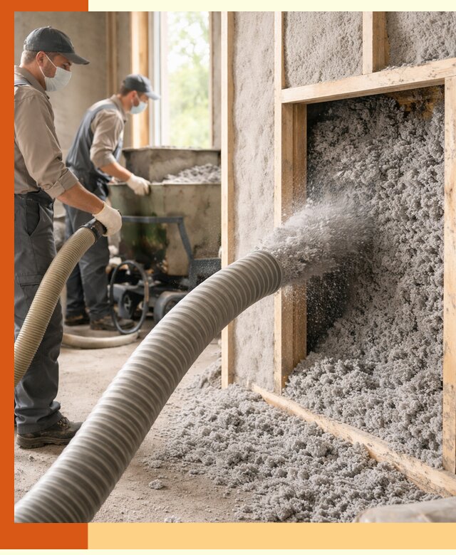 Утепление коттеджа эковатой в Михайловке с гарантией качества