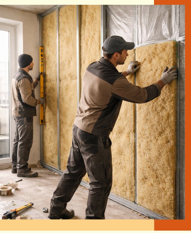 Утепление квартиры изнутри в Михайловке от 4423 руб. за м2 | Проф. работы ТепломастерМхл