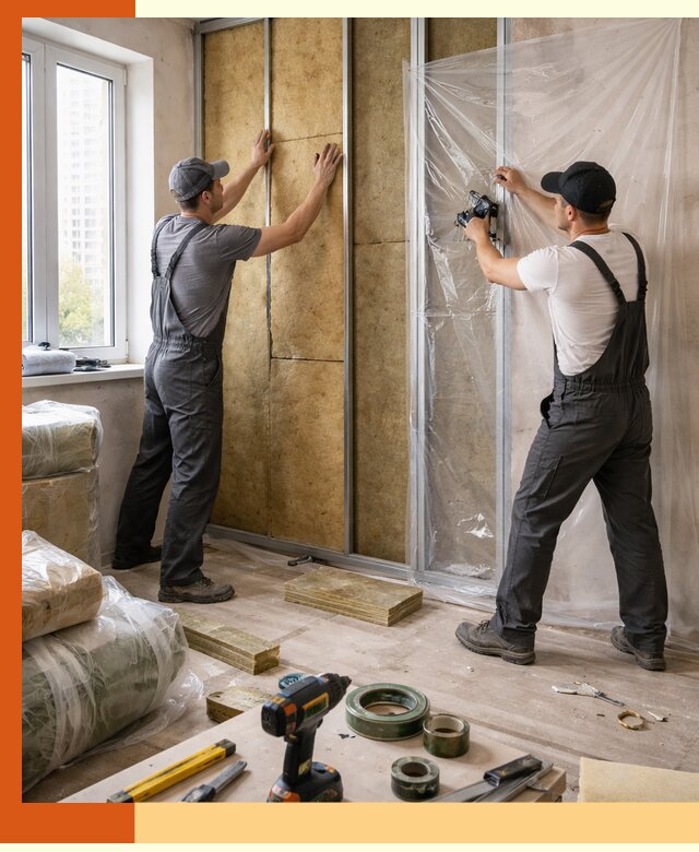 Утепление квартиры изнутри профессионально в Михайловке