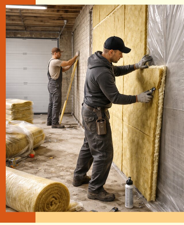 Утепление гаража под ключ в Михайловке — все виды теплоизоляции