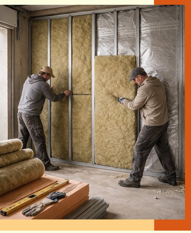 Утепление гаража изнутри в Михайловке от 7625 руб/м2 — работы и цена | ТепломастерМхл