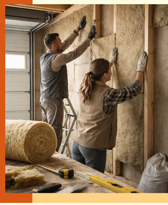 Утепление гаража изнутри в Михайловке: быстро и надежно
