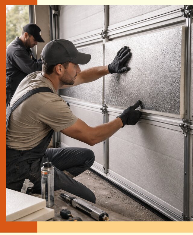 Утепление гаражных ворот в Михайловке качественно и надежно