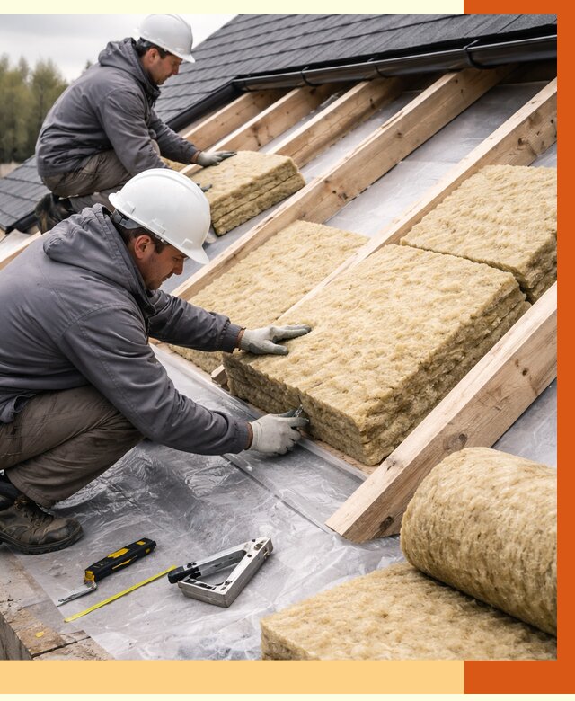 Утепление крыши в Михайловке от 1881 руб./м2 — комплексное утепление кровли | ТепломастерМхл