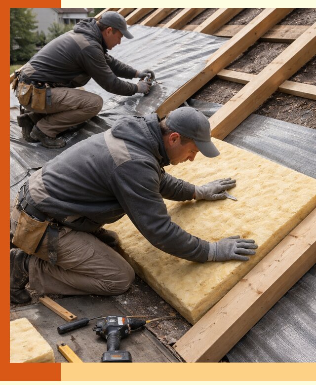 Профессиональное утепление крыши в Михайловке качественно и надежно