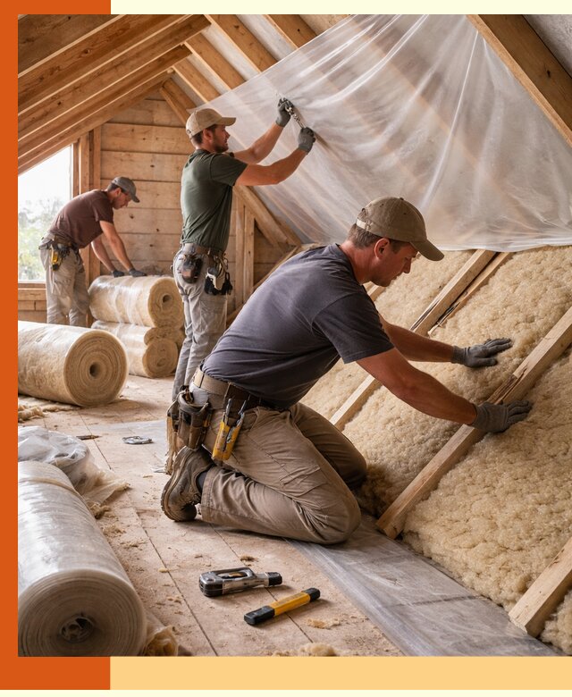 Утепление крыши изнутри в Михайловке: профессионально и надежно