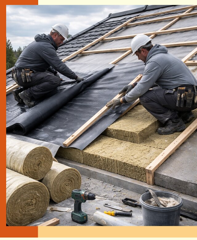 Утепление крыши снаружи в Михайловке: профессиональная теплоизоляция