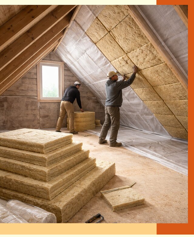 Утепление мансарды в Михайловке от 2542 руб/м2 — комплексно и под ключ | ТепломастерМхл