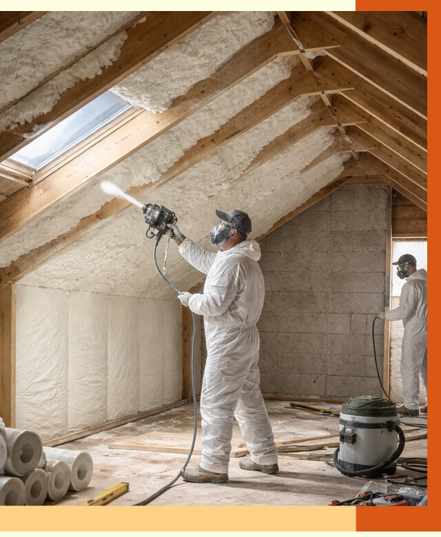 Утепление мансарды ППУ в Михайловке от 2796 руб./м² — заказать под ключ | ТепломастерМхл