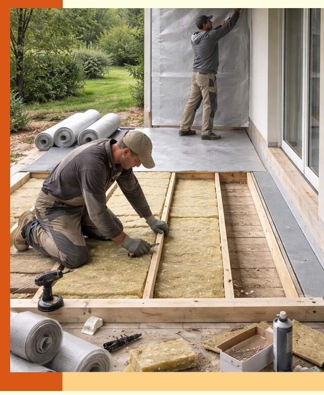 Утепление террасы в Михайловке — тепло и защита круглогодично