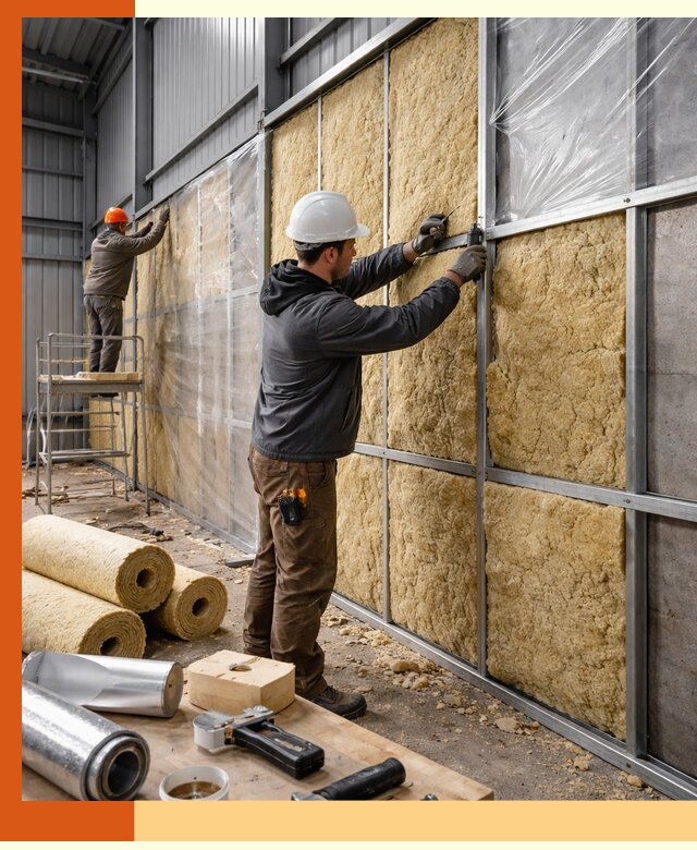 Утепление ангара в Михайловке — профессиональная теплоизоляция помещений