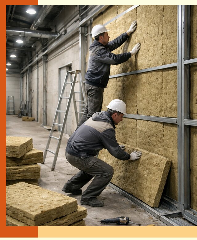 Утепление цеха под ключ в Михайловке с гарантией качества