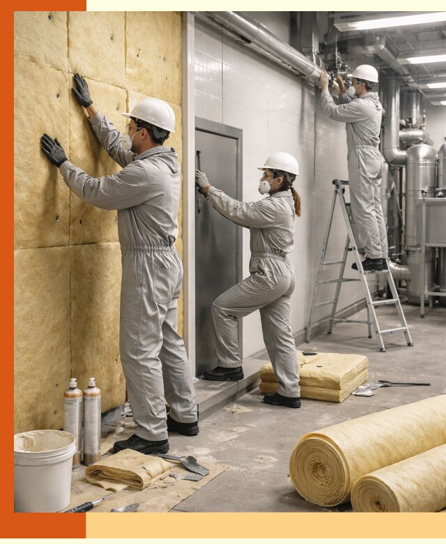 Утепление пищевого цеха под ключ в Михайловке