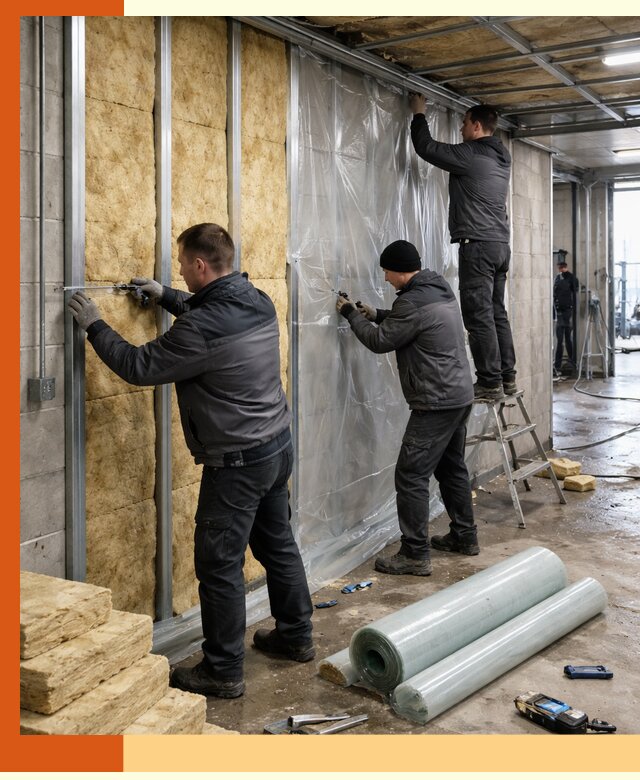 Профессиональное утепление автомойки в Михайловке для любого типа помещений