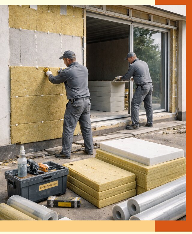 Утепление торгового павильона в Михайловке от 14742 руб./м² под ключ | ТепломастерМхл