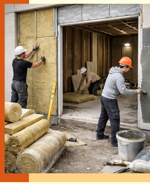 Утепление торгового павильона в Михайловке — качественно и энергоэффективно