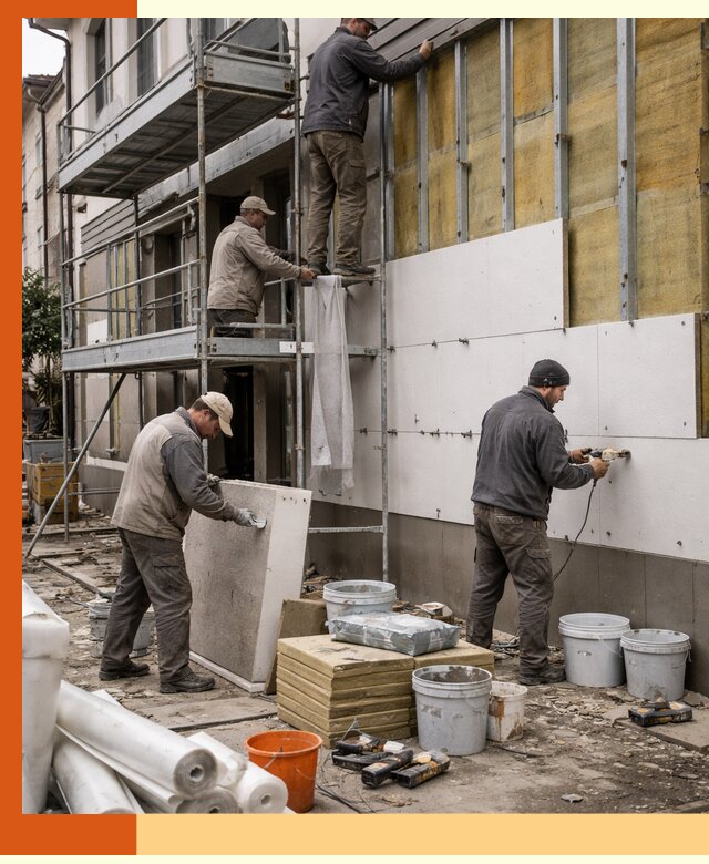 Утепление гостиницы под ключ в Михайловке с гарантией качества