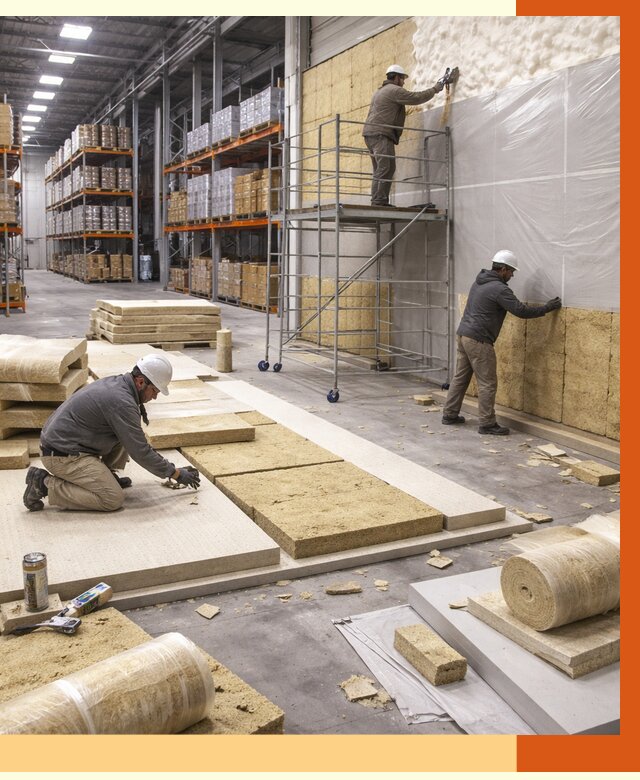 Утепление складского терминала в Михайловке от 7625 руб./м² под ключ | ТепломастерМхл