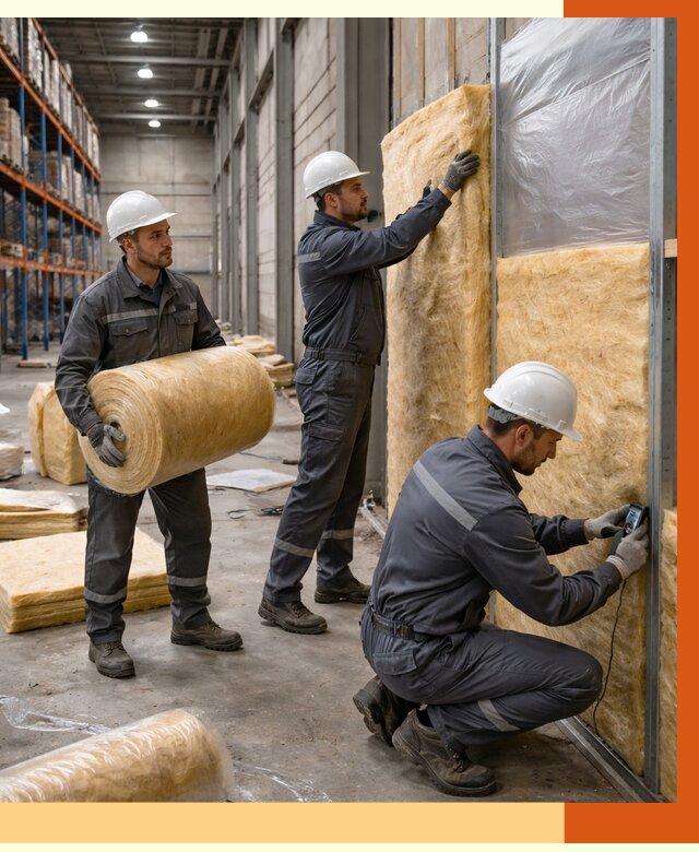 Утепление логистического центра в Михайловке от 4575 руб/м² под ключ | ТепломастерМхл