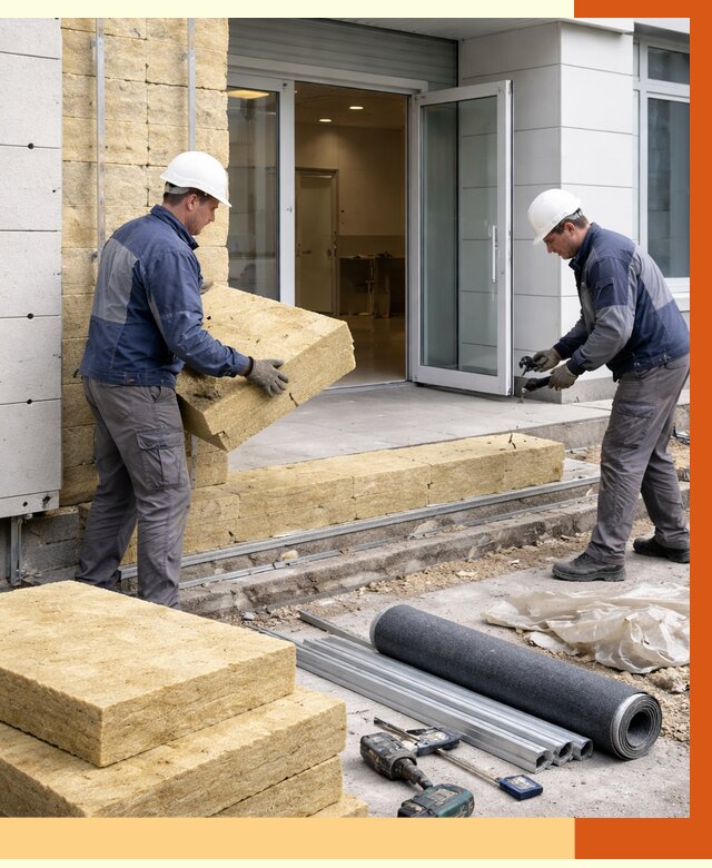 Утепление медицинского центра в Михайловке под ключ от 12709 руб./м² | ТепломастерМхл