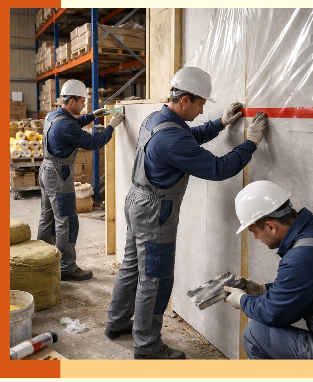 Утепление теплого склада под ключ в Михайловке