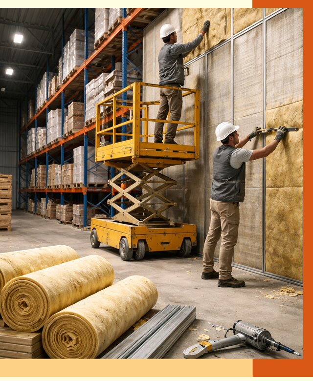 Утепление торгового склада в Михайловке от 3253 руб/м2 — комплексно и под ключ | ТепломастерМхл