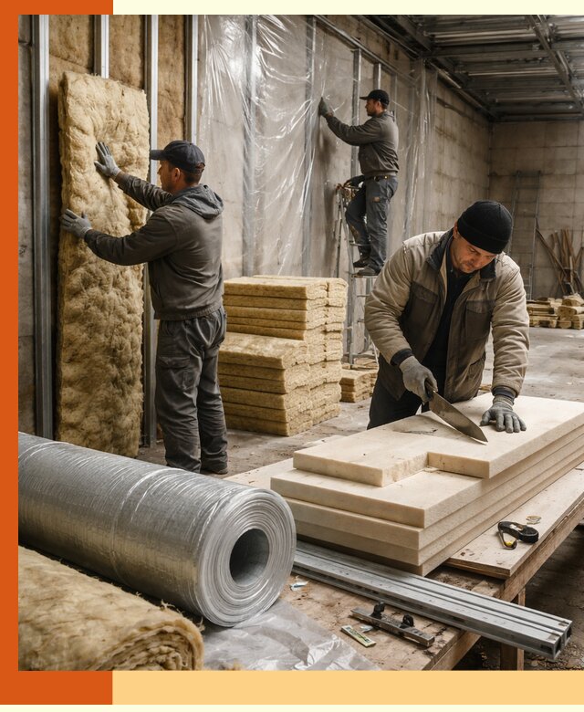 Утепление торгового склада в Михайловке с энергоэффективными решениями