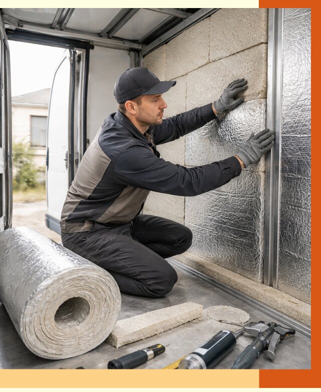 Утепление фургона рефрижератора в Михайловке от 12709 руб./м² под ключ | ТепломастерМхл