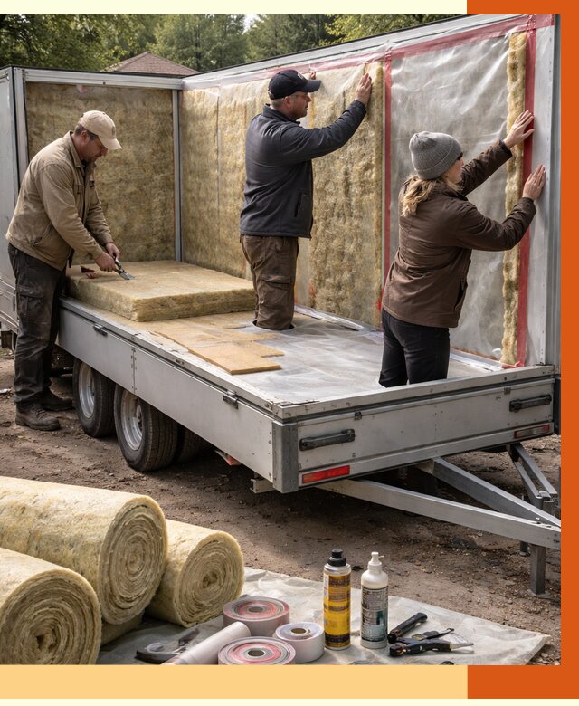 Утепление прицепа в Михайловке под ключ от 12709 руб. — комплекс от ТепломастерМхл