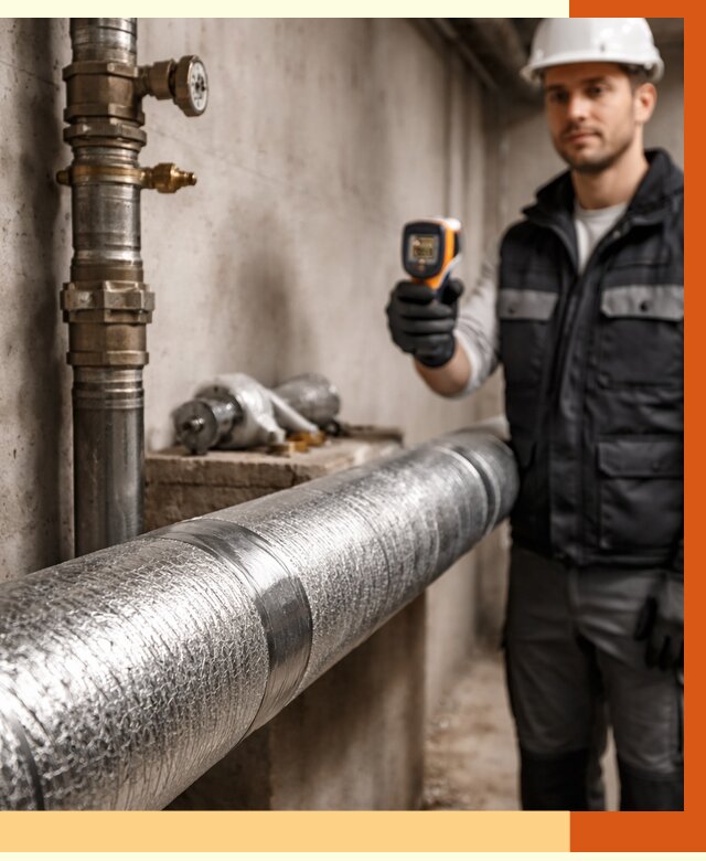 Утепление труб водоснабжения в Михайловке от 8642 руб. за м² — услуги ТепломастерМхл