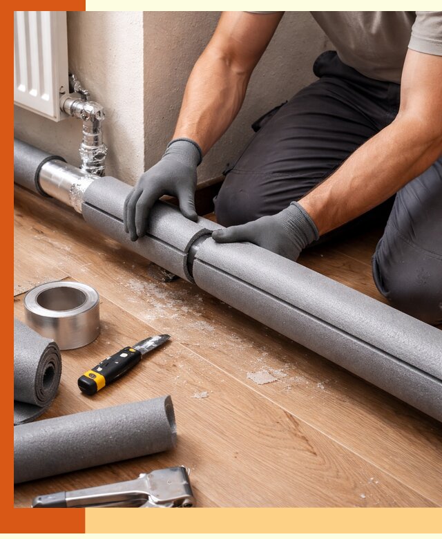 Утепление труб отопления в Михайловке: теплоизоляция и защита сети