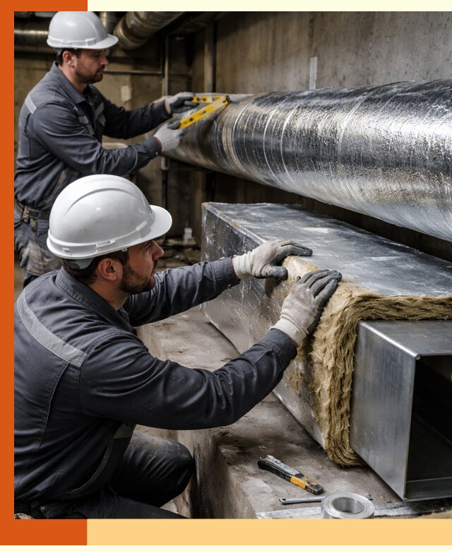 Профессиональное утепление воздуховодов и теплоизоляция в Михайловке