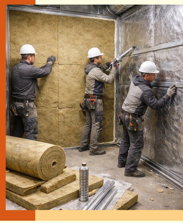 Утепление венткамеры в Михайловке — качественная теплоизоляция и шумопоглощение