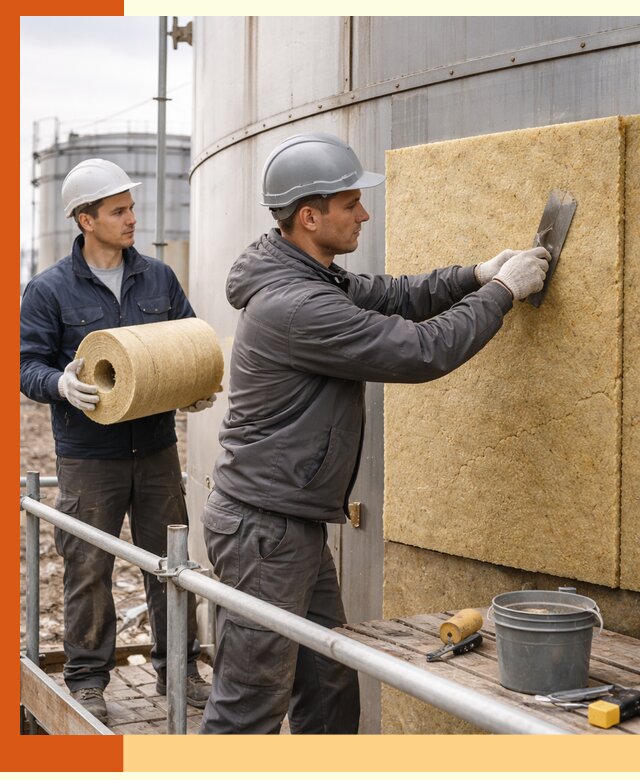 Профессиональное утепление резервуара и теплоизоляция в Михайловке