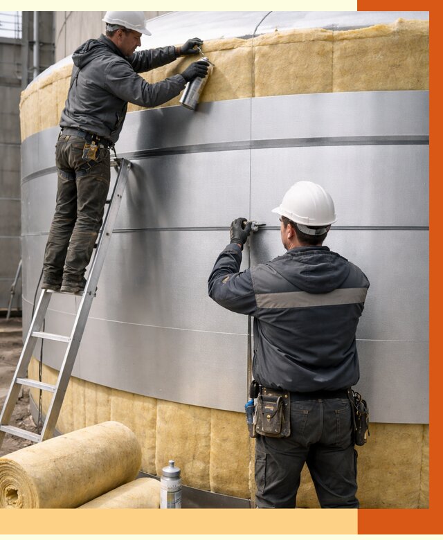 Утепление цистерны в Михайловке пенополиуретаном от 14742 руб. под ключ | ТепломастерМхл