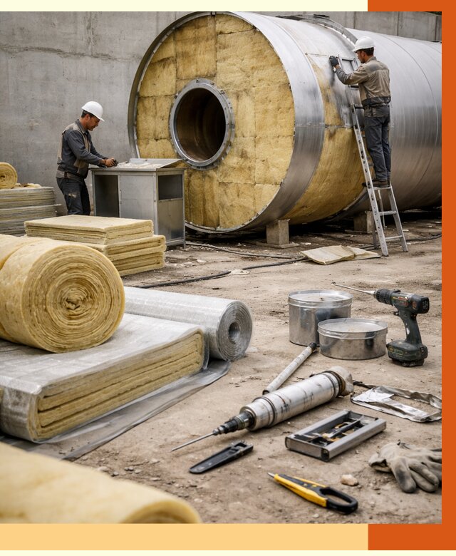 Утепление резервуара с топливом в Михайловке от 27959 руб. под ключ | ТепломастерМхл