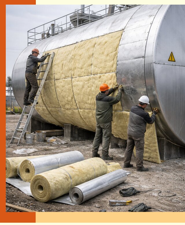 Утепление резервуаров с топливом в Михайловке надежно и экономично