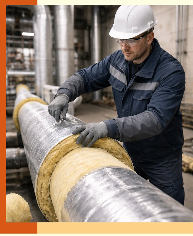 Утепление технологического оборудования и заводских установок в Михайловке