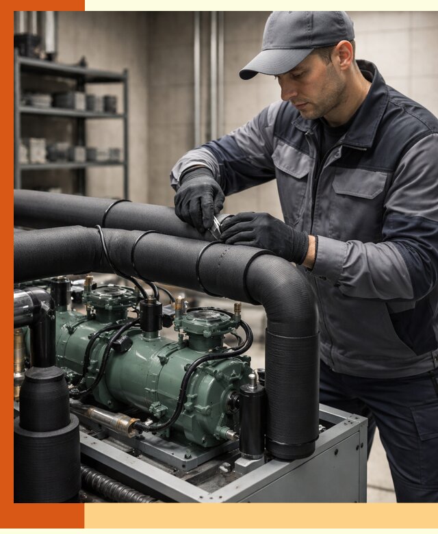 Утепление холодильного агрегата и теплоизоляция в Михайловке