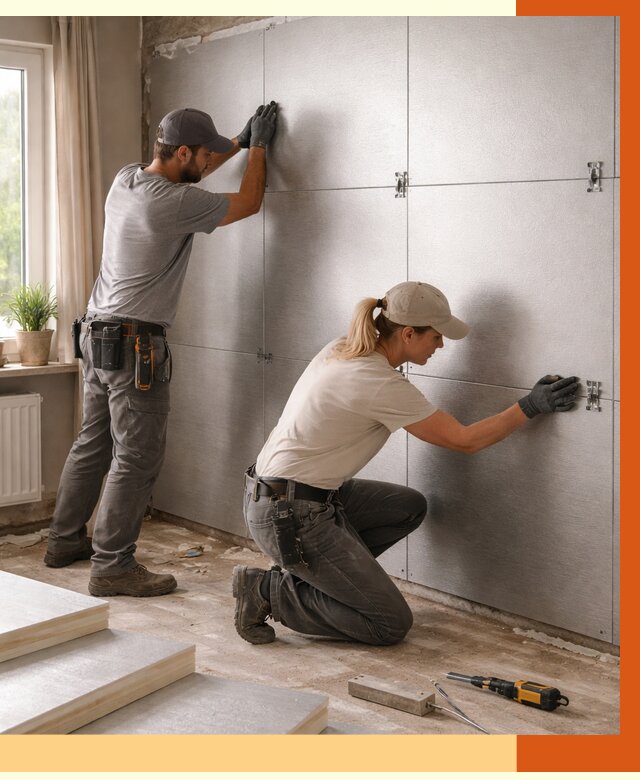 Утепление PIR панелями в Михайловке от 4270 руб. под ключ | ТепломастерМхл