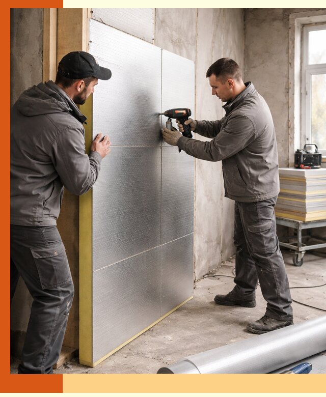 Утепление PIR панелями домов и зданий в Михайловке