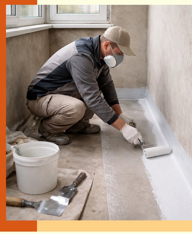 Утепление балкона жидкой теплоизоляцией в Михайловке