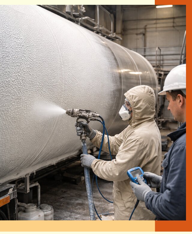 Утепление автоцистерны жидкой теплоизоляцией в Михайловке от 14742 руб. под ключ | ТепломастерМхл